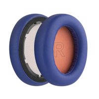 Náhradné náušníky pre slúchadlá Anker Soundcore Life Q10 - Modré s oranžovým vnútrom, kožené