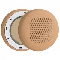 Náhradné náušníky pre slúchadlá JBL Duet Bluetooth - Khaki, kožené