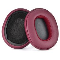 Náhradné náušníky pre slúchadlá SkullCandy Hesh 3.0 a Crusher - Burgundy, kožené