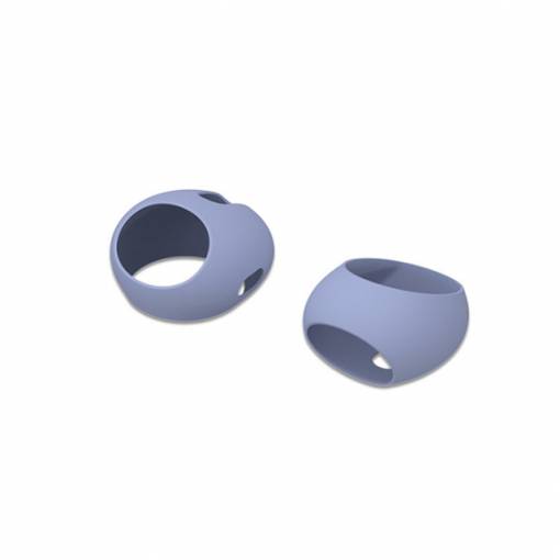 Foto - Náhradné silikónové ušné krytky pre slúchadlá Apple AirPods 3 - Fialové
