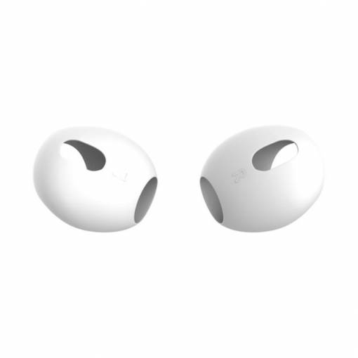 Foto - Náhradné silikónové ušné krytky pre slúchadlá Apple AirPods 3 - Biele
