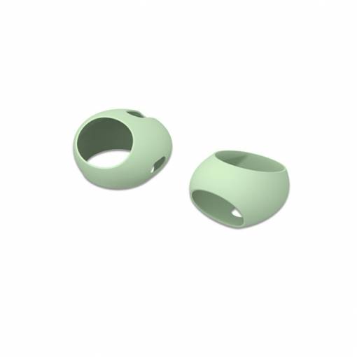 Foto - Náhradné silikónové ušné krytky pre slúchadlá Apple AirPods 3 - Zelené