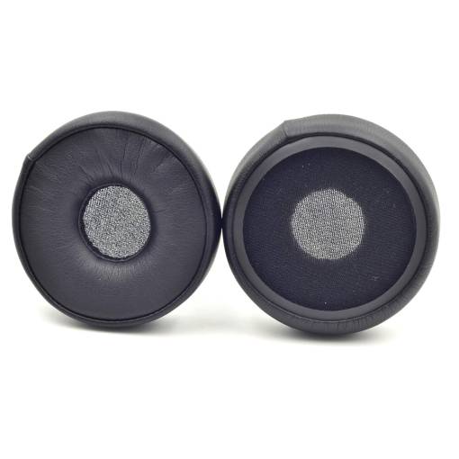 Foto - Náhradné náušníky pre slúchadlá AKG N60NC Wireless Bluetooth - Čierne, kožené